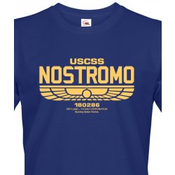 Bezvatriko tričko USCSS Nostromo modrá