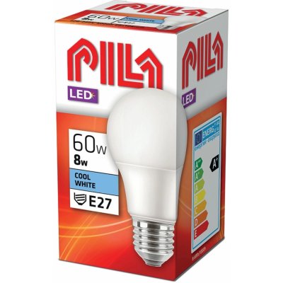 Pila žárovka LED E27 8W neutrální bílá – Hledejceny.cz