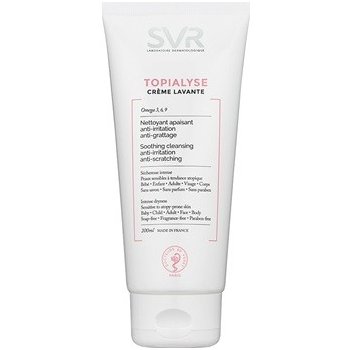 SVR Topialyse zklidňující mycí krém pro atopickou pokožku Soap-Free Fragrance-Free Paraben-Free 200 ml