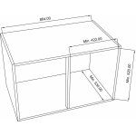 Cemux Corner Front Style s tlumením antracit 900 mm – Sleviste.cz