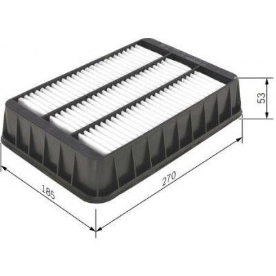 Vzduchový filtr BOSCH F 026 400 200 – Hledejceny.cz