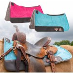 Classic Equine Podsedlová deka Zone Suede Micro 3/4 tyrkysová – Zboží Mobilmania