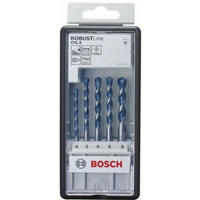 BOSCH sada vrtáků CYL-5 Robust Line 5ks 2608588165 – Zbozi.Blesk.cz