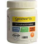 CALCICHEW D3 POR 500MG/200IU TBL MND 20 – Zboží Mobilmania