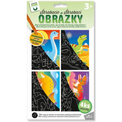 ARGUS Kreativní tvoření škrabací obrázky dinosaurus – Hledejceny.cz