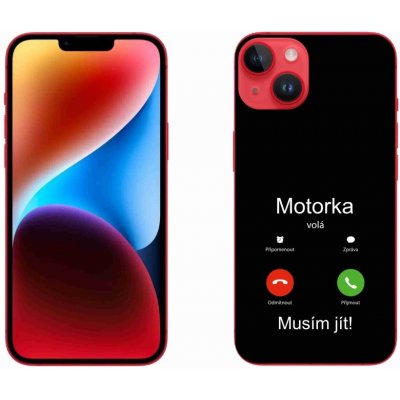 mmCase na iPhone 14 Plus - motorka volá černé pozadí – Zboží Mobilmania