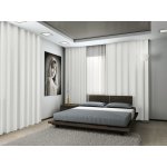 Zatemňovací závěsy bílé hotové 145x150cm - 145x150cm 100 – Hledejceny.cz