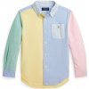 Kojenecké tričko a košilka Dětská bavlněná košile Polo Ralph Lauren vícebarevná