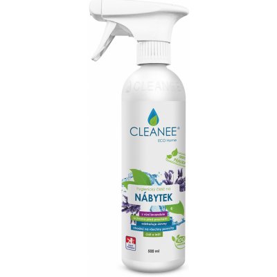 CLEANEE EKO hygienický čistič na NÁBYTEK vůně levandule 500 ml – Zbozi.Blesk.cz