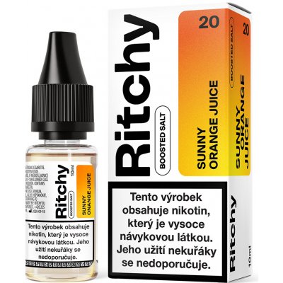 Ritchy Salt Sunny Orange Juice 10 ml 20 mg – Hledejceny.cz