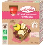 Babybio kapsička Jablko a malina 4 x 90 g – Zboží Mobilmania