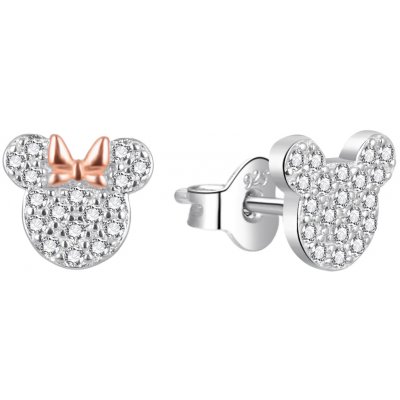 AGATO Třpitivé náušnice s Minnie AGT-ED022PW – Sleviste.cz