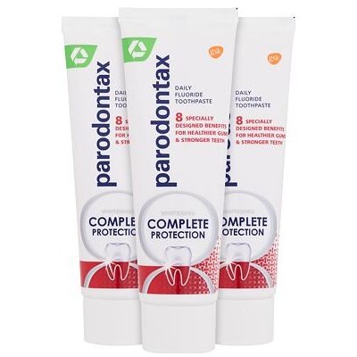 Parodontax Complete Protection Whitening Trio bělicí zubní pasta pro ochranu dásní 3x75 ml