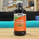 Doplněk stravy Now Foods Liquid Chlorophyll & Mint tekutý chlorofyl 473 ml