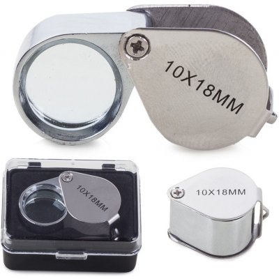 Verk 09003 Skládací mineralogická lupa - zvětšení 10x – Hledejceny.cz