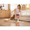 Montessori smyslová pomůcka Montessori Furniture Zigzag balanční chodník natural