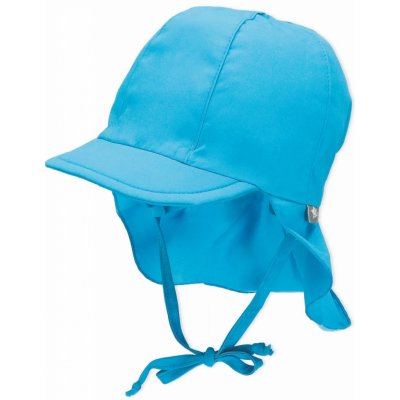 Sterntaler čepice PURE kšilt, plachetka, zavazovací, UV 50+ modrá