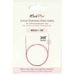 Otočné ocelové lanko KnitPro 56 cm – Zboží Mobilmania