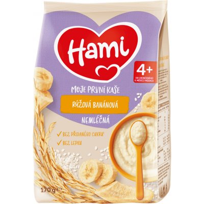 Hami Nemléčná kaše krupicová 170 g – Sleviste.cz