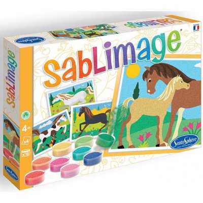 Sentosphere Sablimage:Pískovací sada Koně – Sleviste.cz