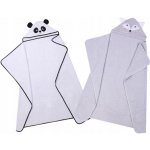 Duetbaby osuška s kapucí froté 120x100 cm Kuře žlutá – Zboží Dáma