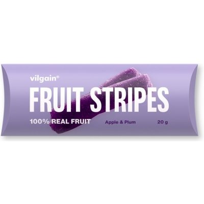 Vilgain Fruit Stripes jablko & švestka 20 g – Zboží Dáma