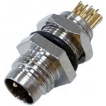 LaskaKit Průmyslový konektor M8 Male šroubovací, panel Počet pinů: 4P – Zboží Dáma