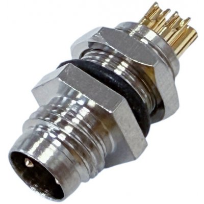 LaskaKit Průmyslový konektor M8 Male šroubovací, panel Počet pinů: 4P – Zboží Dáma