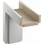 Doornite obložková zárubeň dvoukřídlá CPL laminát standard 125 stěna 175 – 315 mm bílá – Hledejceny.cz