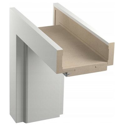 Doornite obložková zárubeň dvoukřídlá CPL laminát standard 125 stěna 175 – 315 mm bílá – Hledejceny.cz