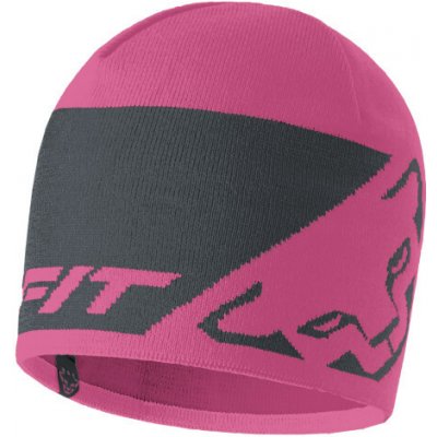 Dynafit LEOPARD LOGO beanie tmavě růžová – Zboží Mobilmania