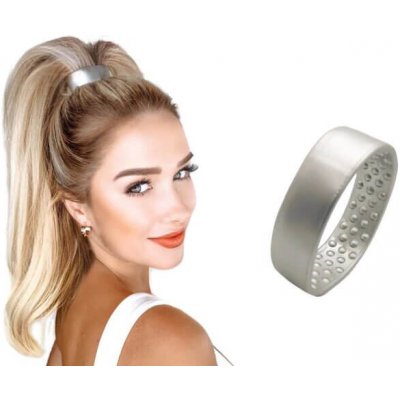 PONY-O Spona na vytváření vysokých culíků - CLASSIC Metallic Obsah: Silver – Sleviste.cz