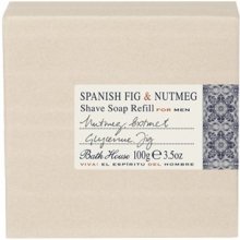 Bathhouse Spanish Fig & Nutmeg mýdlo na holení 100 g