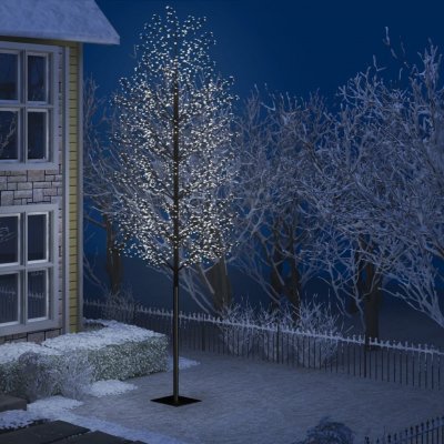 zahrada-XL Vánoční strom 2000 LED chladné bílé světlo třešňový květ 500 cm