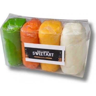 Dortisimo Fondán na dort SweetArt bílý, oranžový a zelený vanilkový 4x100 g – Zboží Dáma