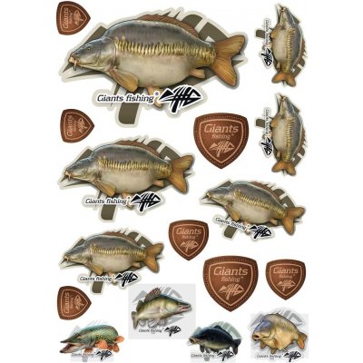 Giants Fishing Mix Nálepek Kapr Řádkáč 10 ks – Zboží Dáma