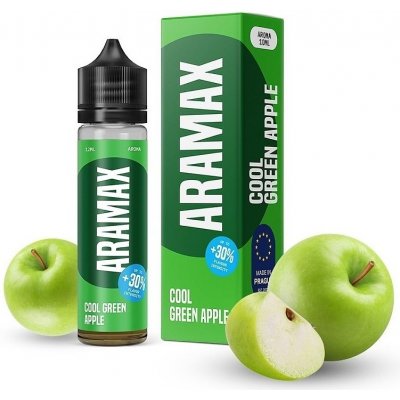 Aramax Shake & Vape Cool Green Apple 10 ml – Sleviste.cz