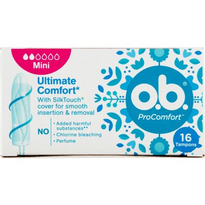 O.b. Tampons Pro Comfort Mini 16 ks – Sleviste.cz
