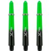 Násadky na šipky XQMax Darts Gradient with Logo - midi - black green