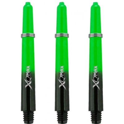 XQMax Darts Gradient with Logo - midi - black green