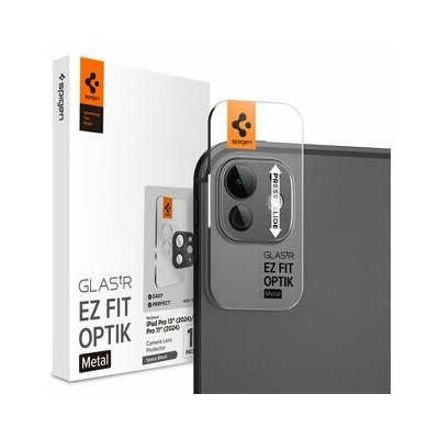 Spigen Glass tR EZ Fit Optik Metal 1 Pack ochranné sklo pro Apple iPad Pro 13" (2024) & 11" (2024) černá AGL07791 – Zboží Živě