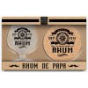 Prostírání Les Trésors De Lily A3882 Coffret rhum Papa au Rhum verre + dessous de verre verre 11x7cm 17 cl