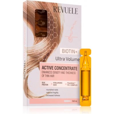 Revuele Active Concentrate Biotin+ ampule pro objem vlasů 8x5 ml – Hledejceny.cz