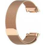 Drakero Milánský tah pro Fitbit Charge 5/6 zlato-růžový L 10396-L – Zboží Mobilmania