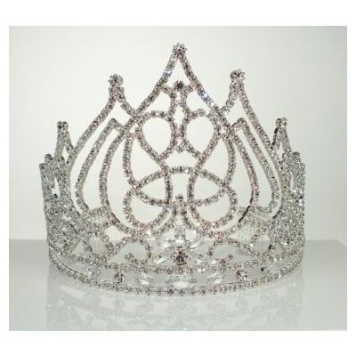 Bijoux trend korunka do vlasů 5806-0060 - S00 krystal stříbrná galvanizace – Zboží Mobilmania