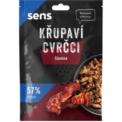 Sens Křupaví Cvrčci v pytlíčku Slanina 16 g – Zboží Mobilmania