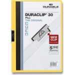 Durable Duraclip plastový rychlovazač na 30 listů žlutý A4 – Hledejceny.cz