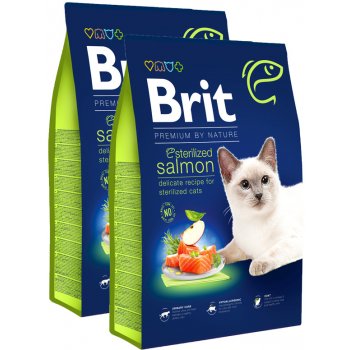 Brit Premium by Nature Cat Sterilized Salmon 8 kg