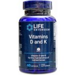 Life Extension Vitamins D & K 60 kapslí – Hledejceny.cz