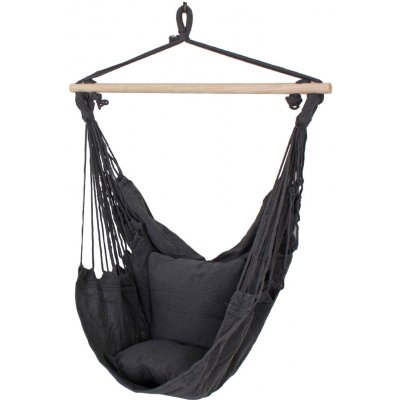 Garden Pleasure Tobago závěsné zahradní křeslo černá – Zboží Mobilmania